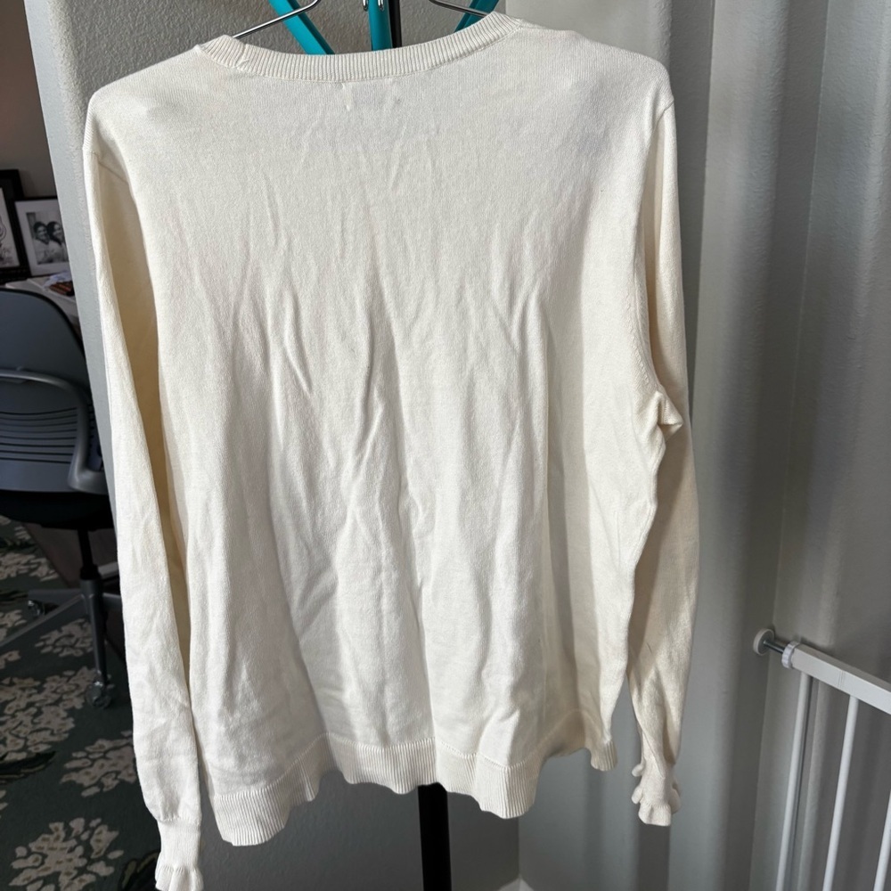 J. Crew Women's Ivory sweater - Picture 5 of 11